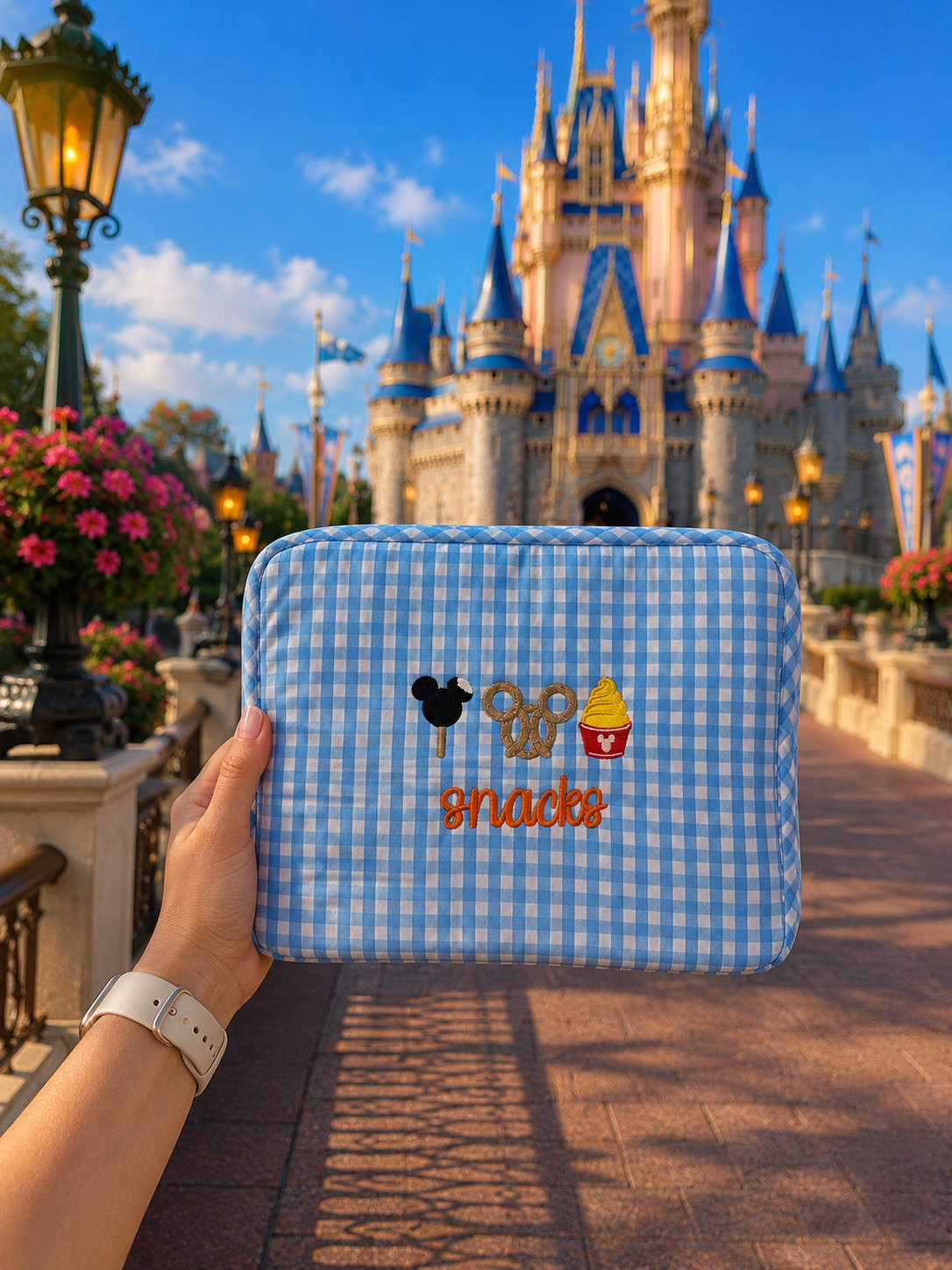 Embroidered Snack Bag