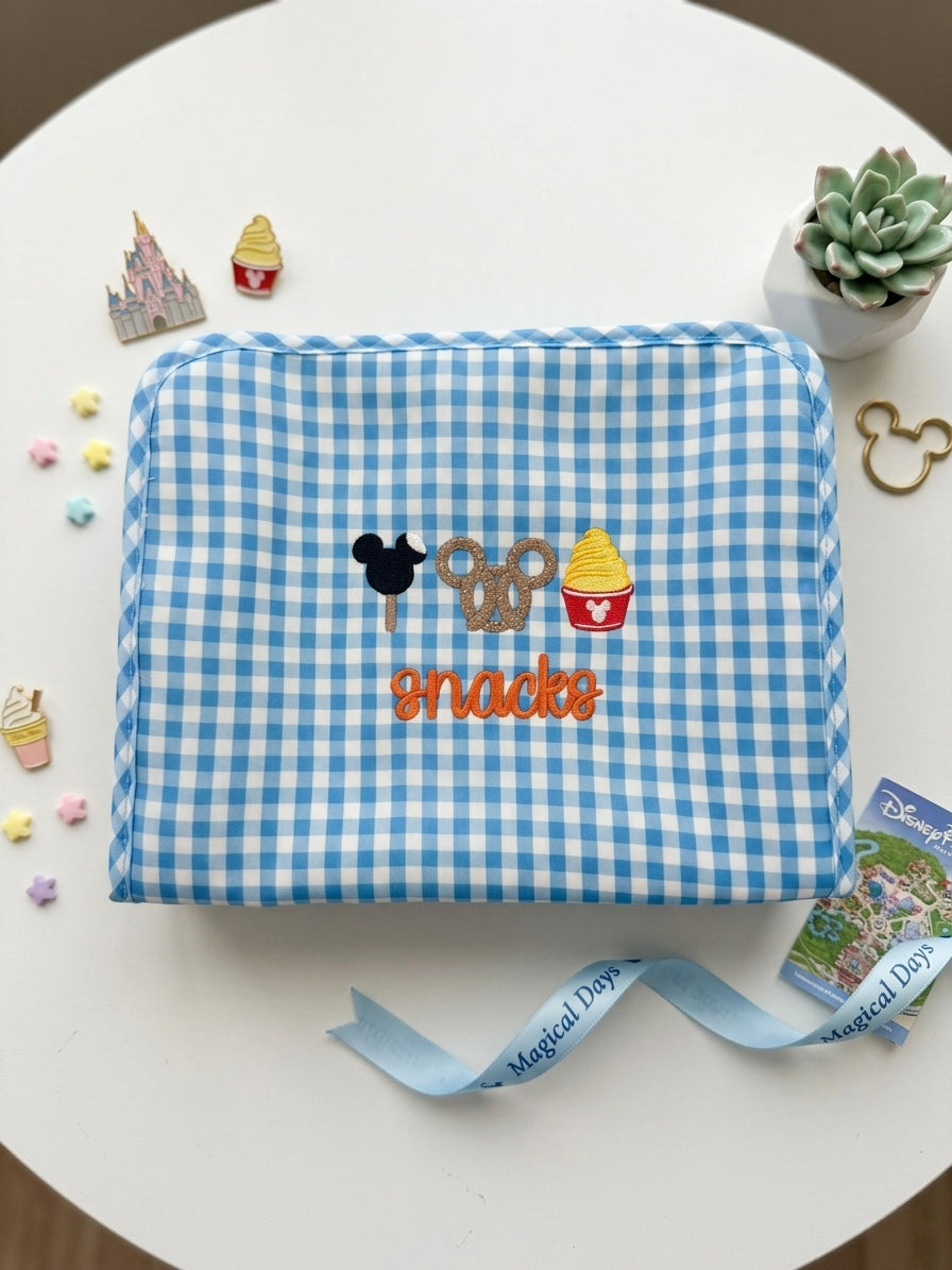 Embroidered Snack Bag