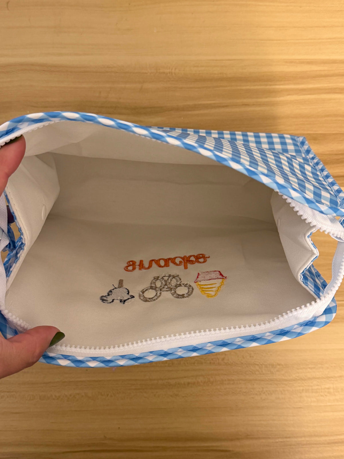 Embroidered Snack Bag